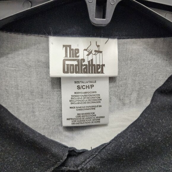 NWT The Godfather Men's Rayon Shirt with Short Sleeves Size S - Picture 6 of 8